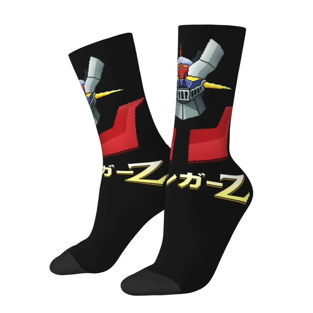 Chaussettes Mazinger Z noir et rouge, Technologie Goldorak – Image 5