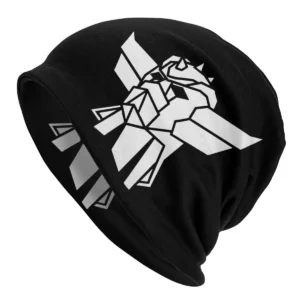 Bonnet UFO Robot Grendizer blanc et noir