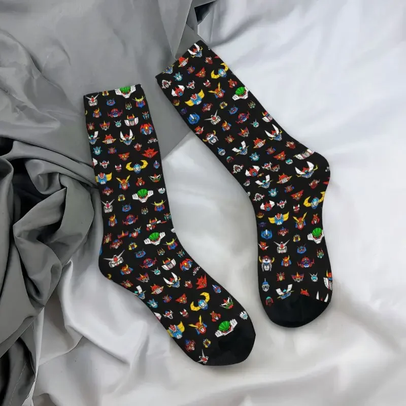 Technologie Goldorak : chaussettes Greundizer blanc et bleu