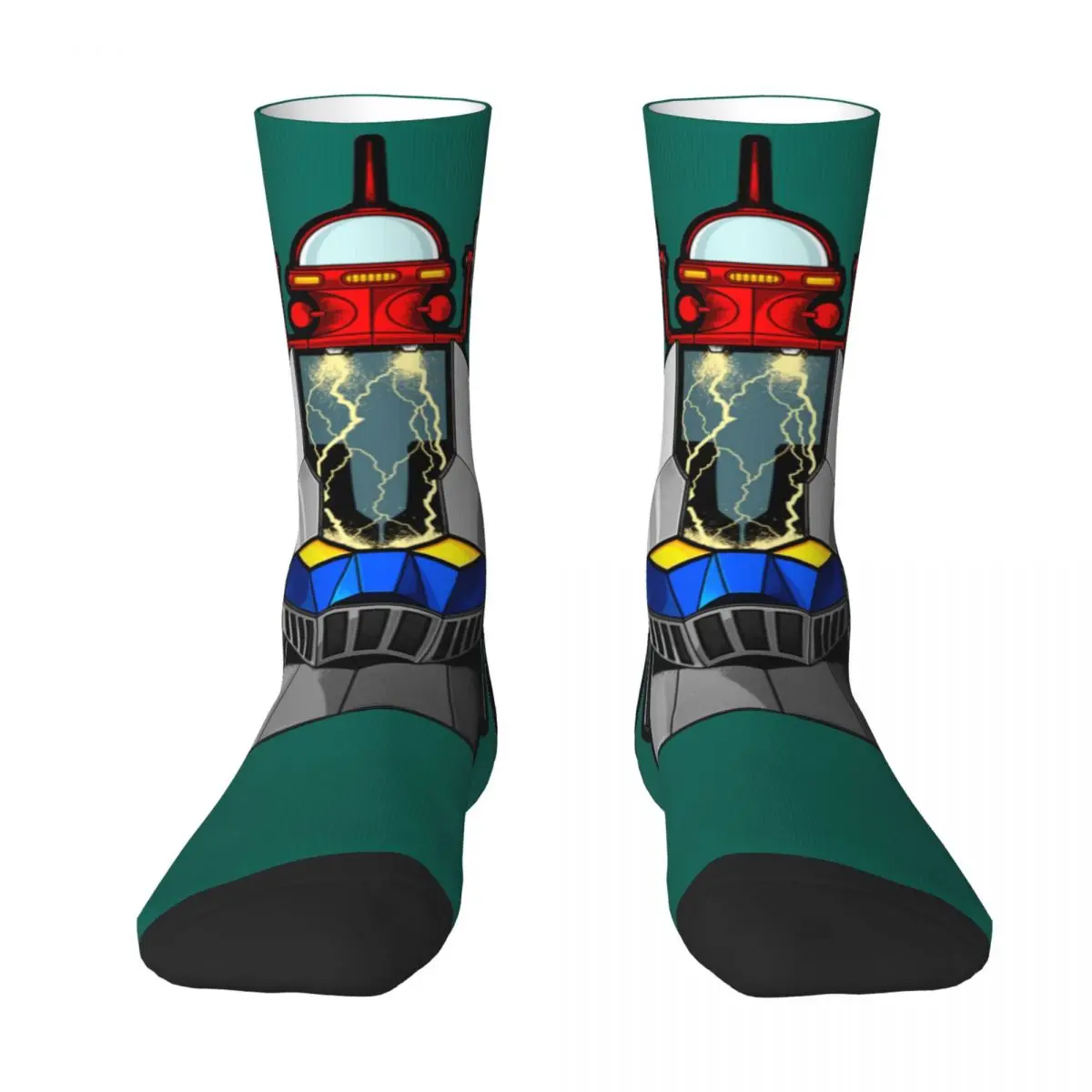 Chaussettes vertes Great Mazinger, collection Goldorak – Image 4
