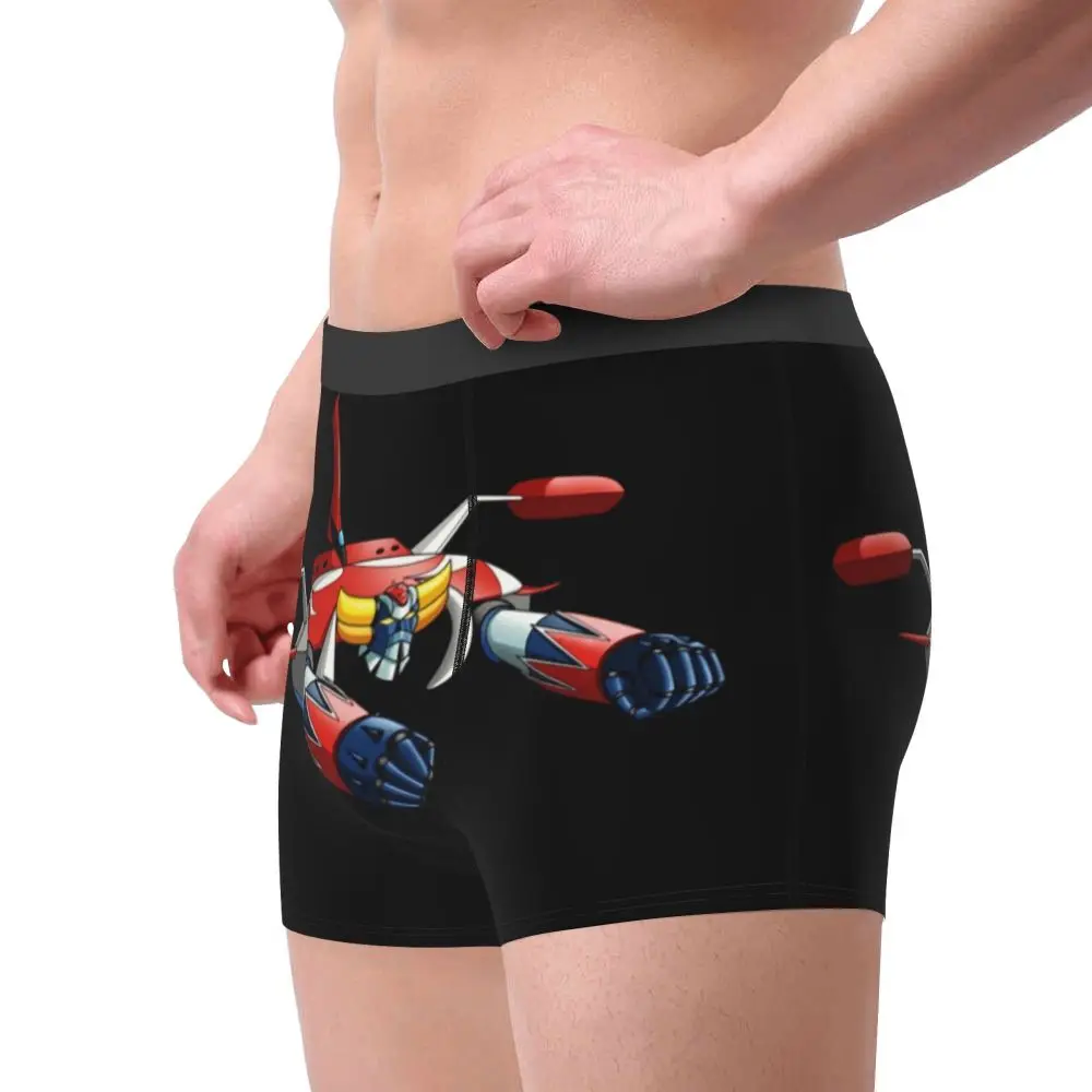 Boxer noir Goldorak Fly avec Vaisseau Spacer Greundizer – Image 2