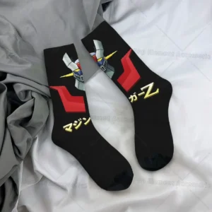 Chaussettes Mazinger Z noir et rouge, Technologie Goldorak