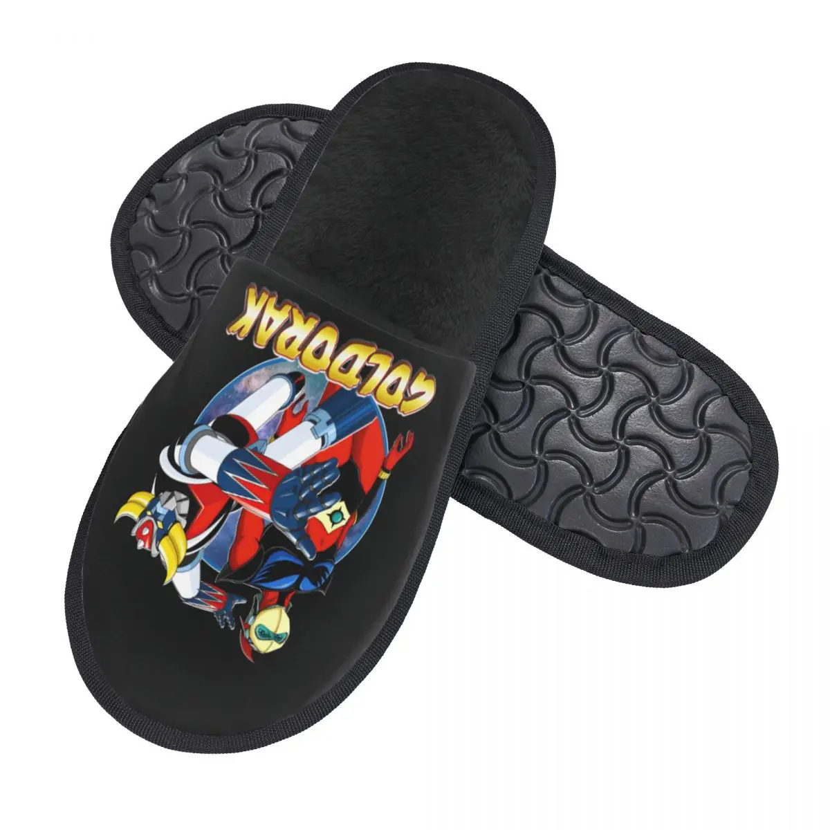Pantoufles Actarus Goldorak UFO Robot en 100% Polyester