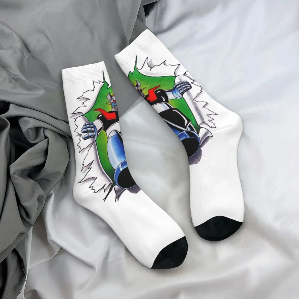 Chaussettes Goldorak et Mazinger Z, aventure blanc et vert
