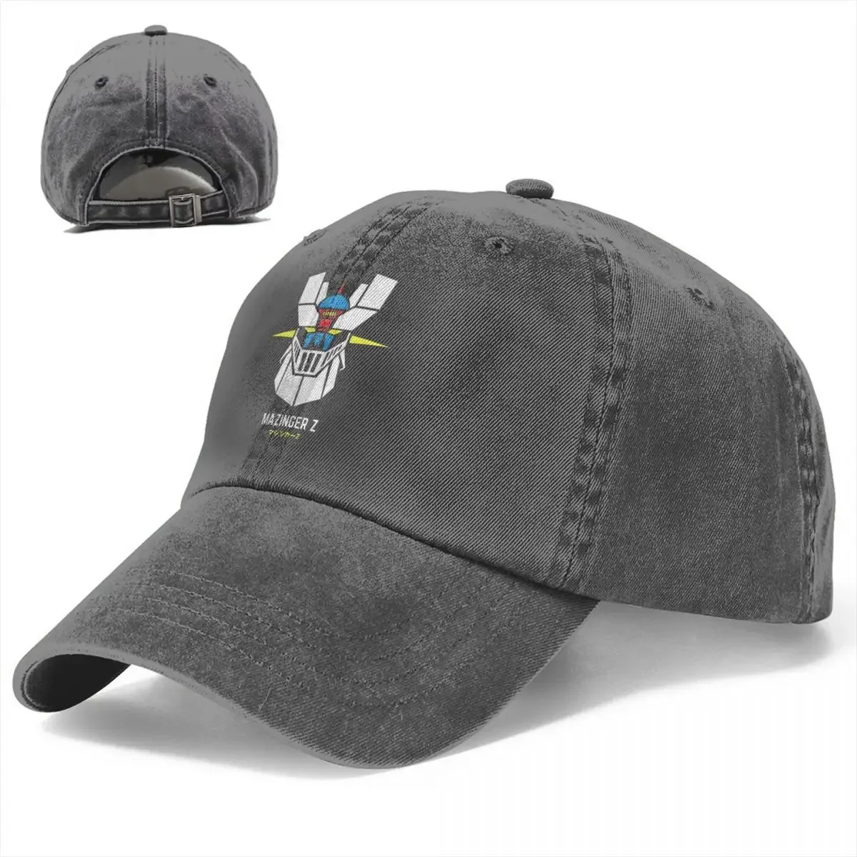 Casquette délavée Goldorak UFO Robot Mazinger Z en coton – Image 2