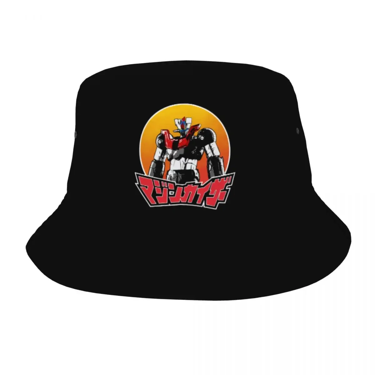 Chapeau bob Mazinkaiser Grendizer avec protection solaire