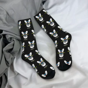 Chaussettes Mazinger Z noir et blanc