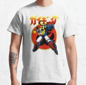T-shirt UFO Robot Gaiking Robot en Blanc ou Noir