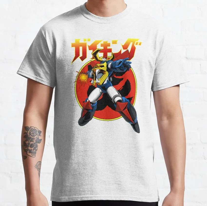 T-shirt UFO Robot Gaiking Robot en Blanc ou Noir