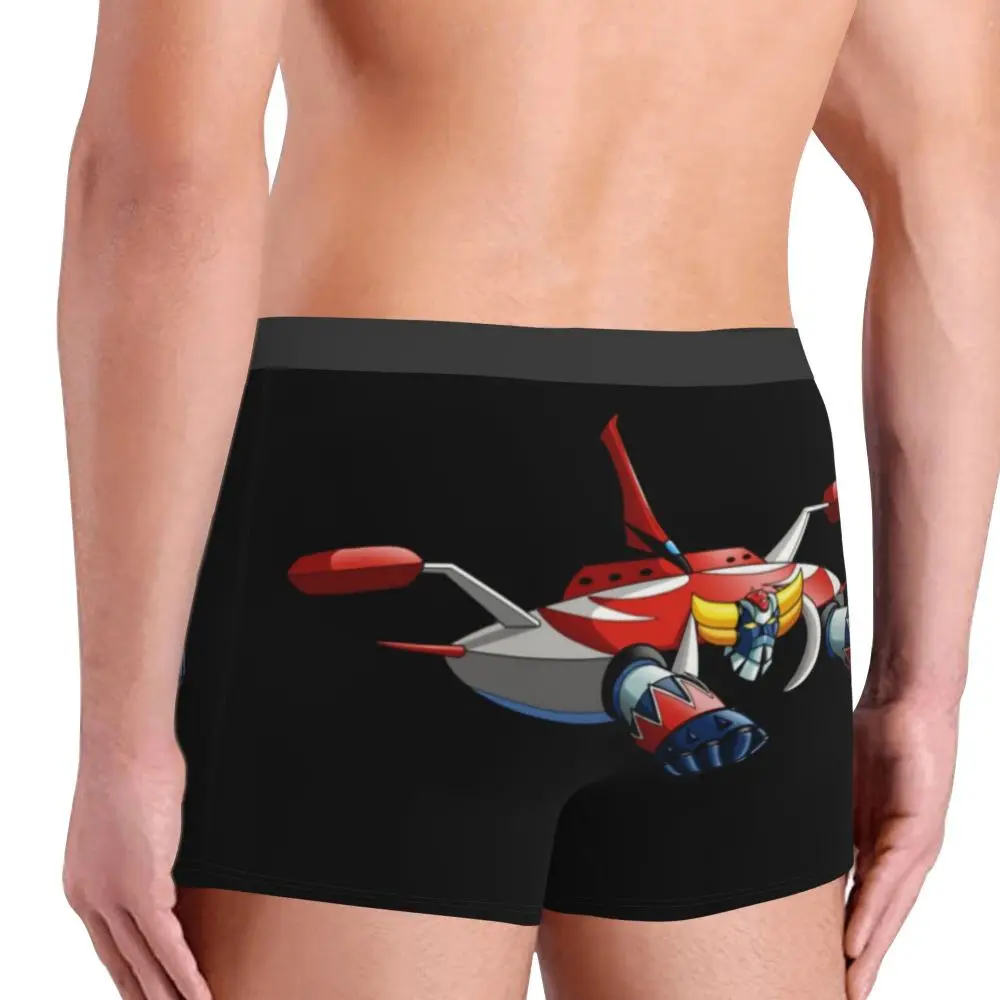 Boxer noir Goldorak Fly avec Vaisseau Spacer Greundizer – Image 3
