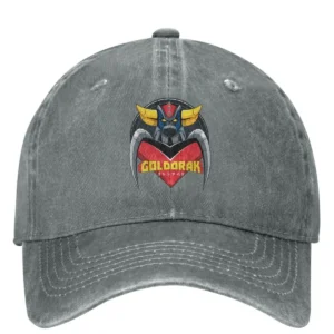 Casquette Goldorak Gris effet Jeans ajustable