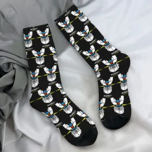Chaussettes Mazinger Z blanc et noir