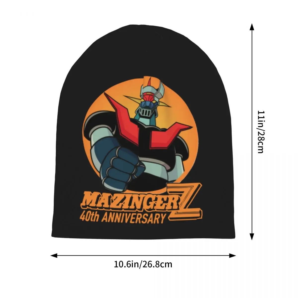 Bonnet noir Goldorak UFO Robot Mazinger Z – Image 2
