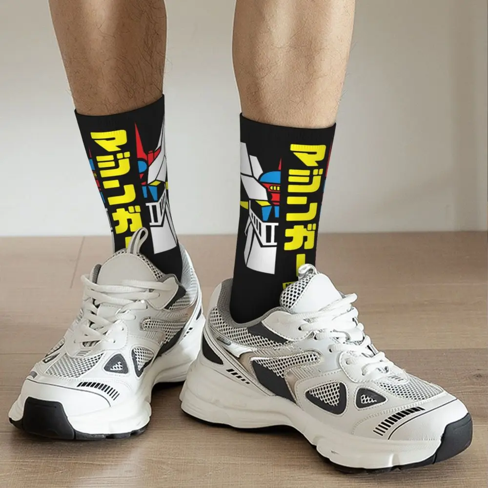 Chaussettes noires Great Mazinger x Mazinger Z en coton – Image 2