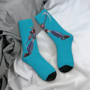Chaussettes bleues Goldorak en coton