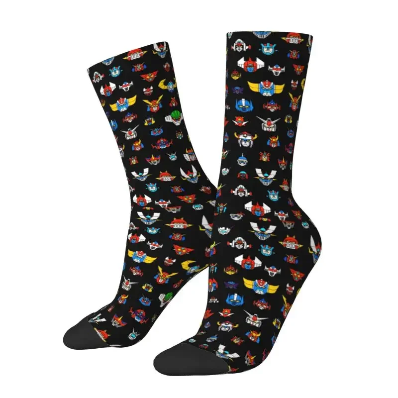 Technologie Goldorak : chaussettes Greundizer blanc et bleu – Image 5