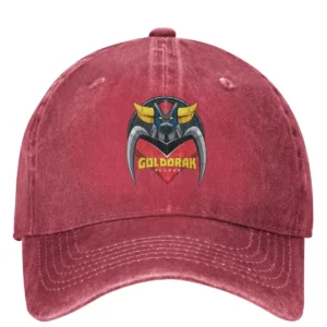 Casquette rouge style jeans Goldorak®