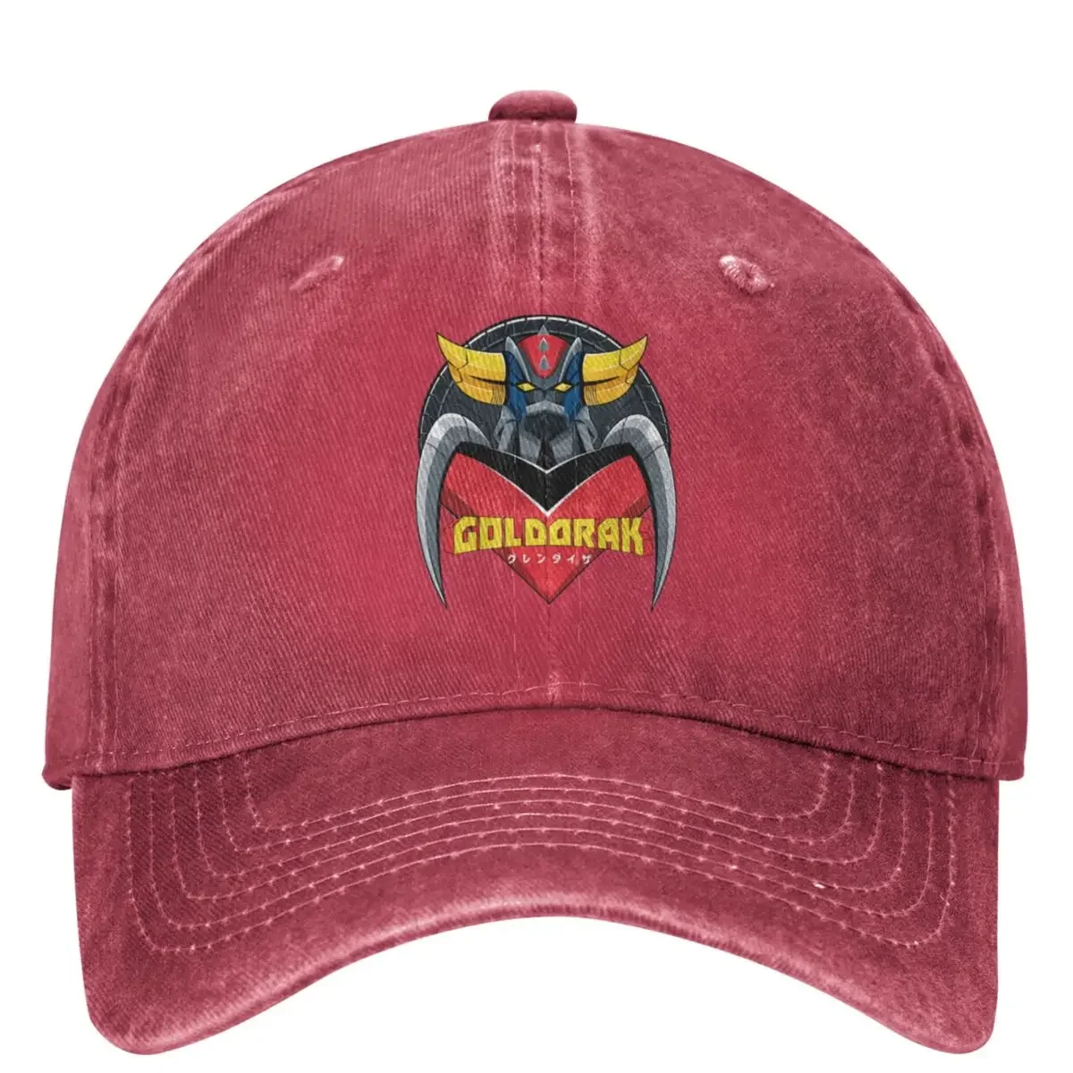 Casquette rouge style jeans Goldorak®