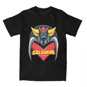 T-shirt noir style vintage Goldorak Grendizer