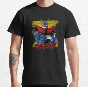 T-shirt Goldorak Grendizer noir en coton