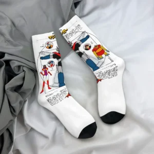 Chaussettes blanches Goldorak Greundizer Team