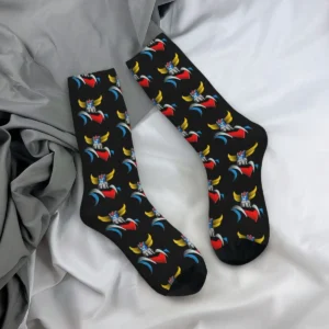 Chaussettes noires Goldorak en coton