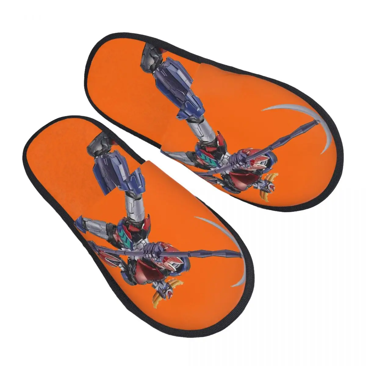 Chaussons UFO Robot Goldorak Orange - Semelle Mousse Caoutchouc – Image 2