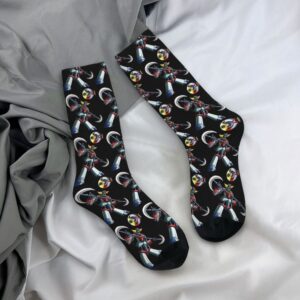 Chaussettes noires Force Goldorak en coton