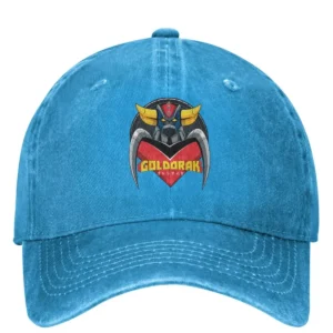 Casquette Goldorak style jeans bleu ajustable