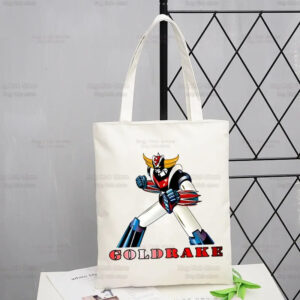 Sac shopping Goldorak en toile pour adulte