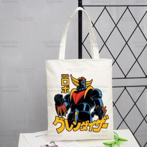 Sac shopping Goldorak pour adulte, style héroïque unisexe