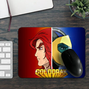 Tapis de souris Goldorak multicolore esprit années 80