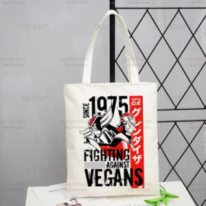 Tote bag Goldorak unisexe pour le quotidien