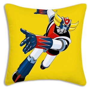 Housse déco vintage années 80 pour coussin UFO Robot Goldorak