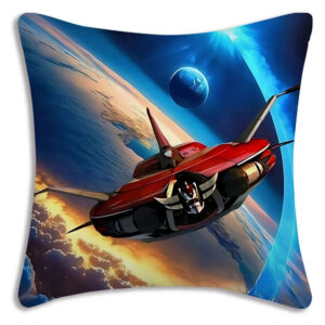 Housse de coussin rétro-gaming Goldorak en 100% Polyester