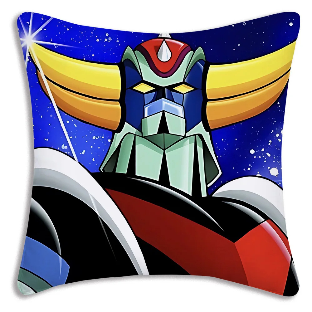 Housse de coussin Goldorak UFO Robot Années 80 en 100% Polyester