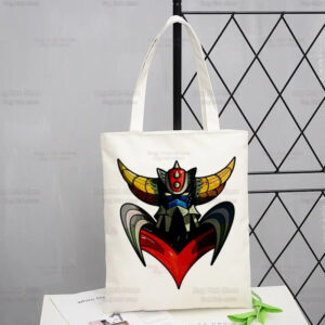 Sac shopping en toile Goldorak, style UFO