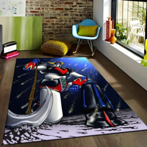 Tapis Goldorak multicolore en 100% Polyester