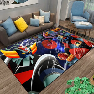 Tapis multicolore Goldorak en 100% Polyester