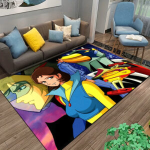 Tapis d’intérieur multicolore Goldorak, héros des années 80