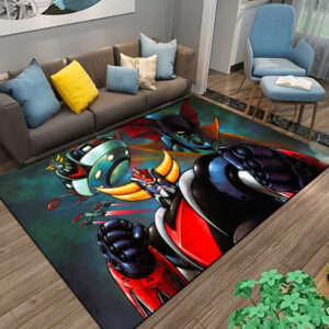 Tapis Goldorak multicolore en 100% polyester