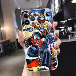Coque Goldorak en TPU transparent doux pour iPhone