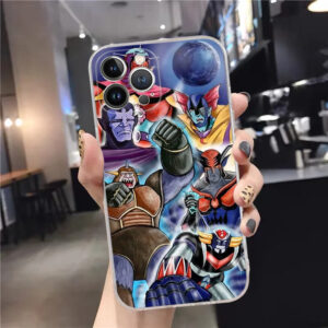 Coque Goldorak nostalgie en TPU transparent doux pour iPhone