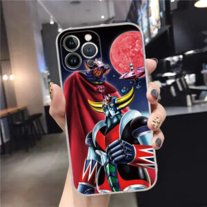 Coque Goldorak en TPU transparent doux pour iPhone