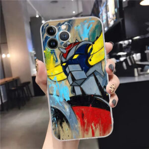 Coque Goldorak en TPU transparent doux pour iPhone
