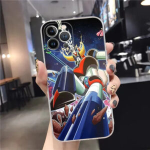 Coque téléphone Goldorak en TPU transparent doux