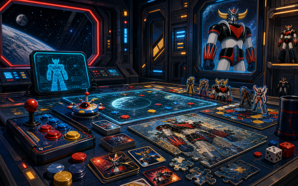 Jeux Goldorak sur table de mission