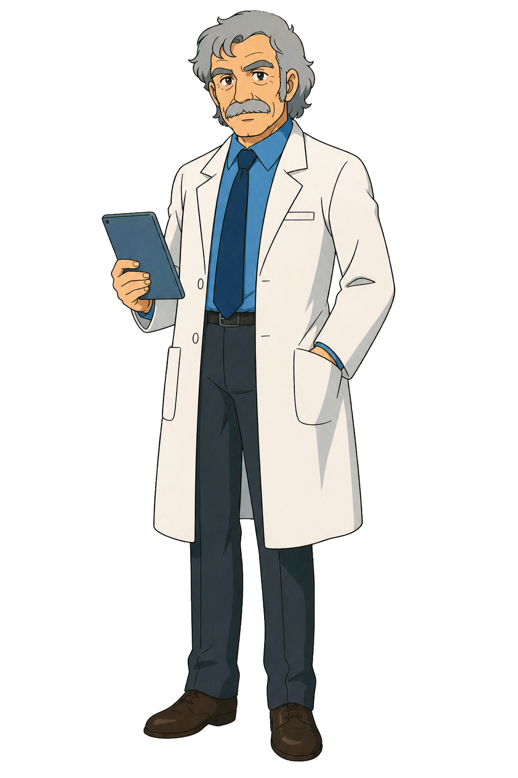 Professeur Procyon au poste scientifique